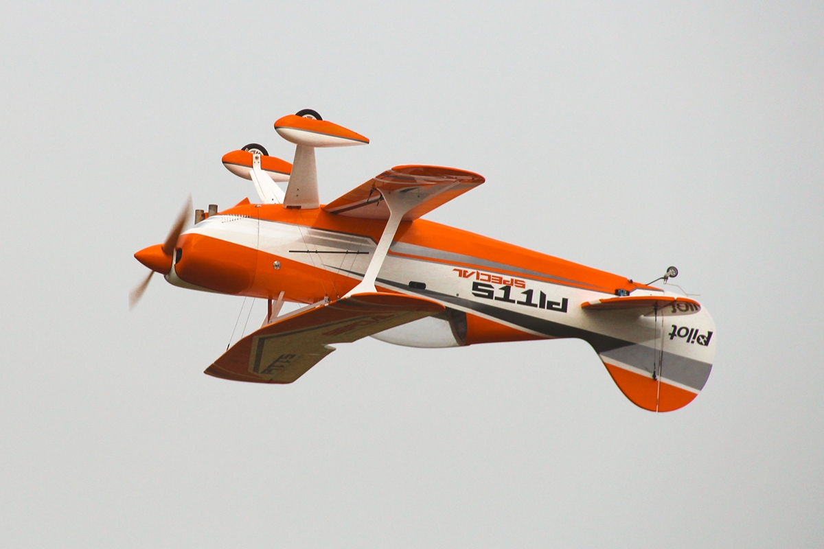 87" Pitts S2B Oranžový (2,2m)