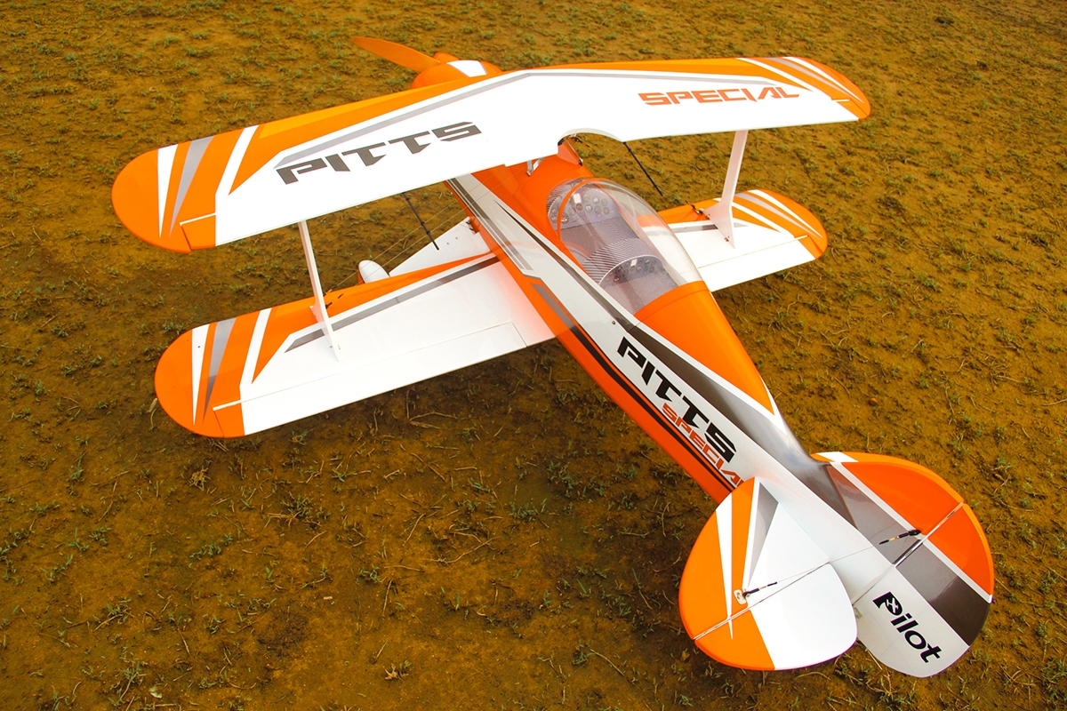 87" Pitts S2B Oranžový (2,2m)