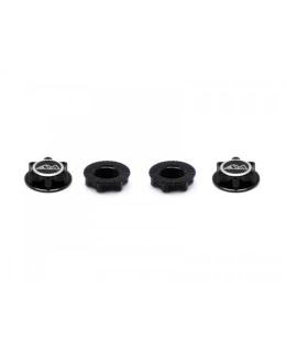 WHEEL NUT CLOSED END LIGHWEIGHT 1/8 BLACK
