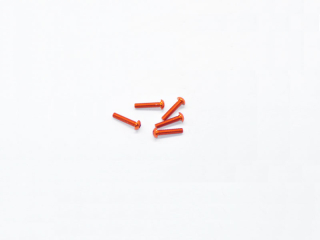ALU SCREW ALLEN ROUNDHEAD M3X14 ORANGE (7075)
