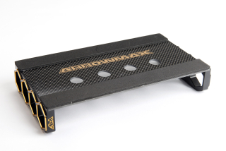 CAR STAND ONROAD 1/10 BLACK GOLDEN CARBON