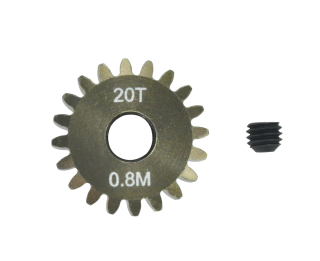 Pinion Gear 0.8M 20T (7075 Hard)