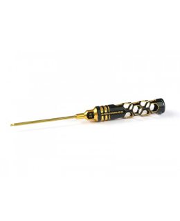 BALL DRIVER HEX WRENCH 2.5 X 100MM BLACK GOLDEN