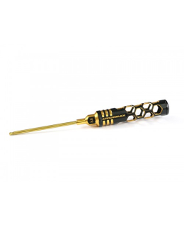 BALL DRIVER HEX WRENCH 3.0 X 100MM BLACK GOLDEN