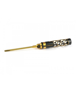 FLAT HEAD SCREWDRIVER 4.0 X 100MM BLACK GOLDEN