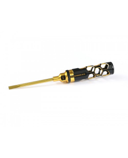 FLAT HEAD SCREWDRIVER 5.0 X 100MM BLACK GOLDEN