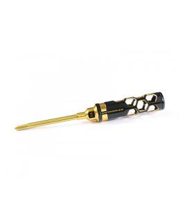 PHILLIPS SCREWDRIVER 5.8 X 100MM BLACK GOLDEN