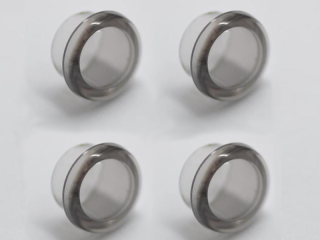14MM LEXAN END CAP FOR HONEYCOMB TOOL GRAY (4)