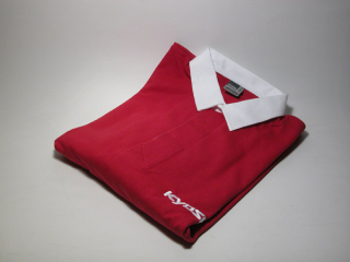Kyosho Rugby Shirt Red white Collar (XL)
