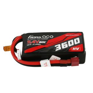 Gens ace Crawler LiPo 3S 11.4V-3600-60C(Deans) 89x42x26mm 218g