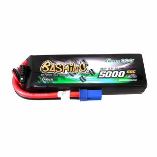 GensAce Bashing LiPo 3S 11.1V-5000-60C 137x41x24mm 310g Soft G-Tech