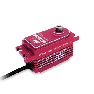 Power HD D15 Red Low Profile Servo Reverse wire (18kg/0.085s)
