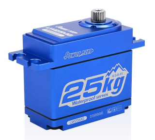 Servo HD LW-25MG Waterproof HV Blue Alu Case 25.0kg/0.14Ss