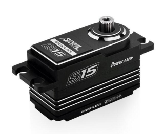 Power HD S15 Low Pro,HV,MG, brushless, alu case, SSR MG 15kg/0.06s
