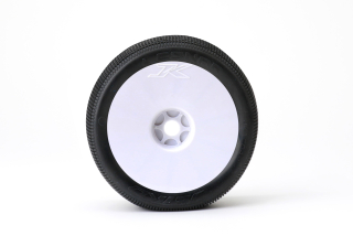 Jetko Lesnar Super Soft 1:8 Truggy Pre-glued on White Rims (2)