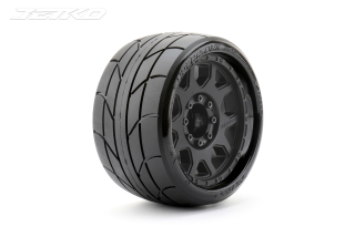Jetko EX Super Sonic LP Belted 3.8" Black Wheel MAXX 17mm (2)