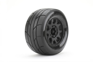 Jetko EX Tyre MT Slick Super Sonic Belted 3.8" Black Wheel 17mm (2)