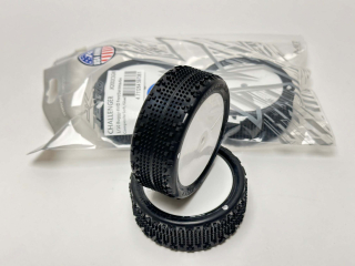 Jetko Challenger 4wd 1:10 Buggy 2.2 Front Tyres White Wheel Soft