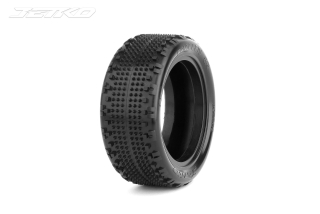 Jetko Challenger 4wd 1:10 2.2 Front Tyres Yellow EOS (2)
