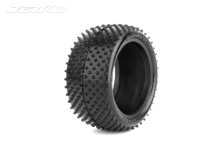 Jetko Arena 2wd & 4wd 1:10 2.2 Rear Tyres Yellow EOS (2)