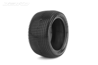 Jetko Challenger 2wd & 4wd 1:10 2.2 Rear Tyres Yellow EOS (2)