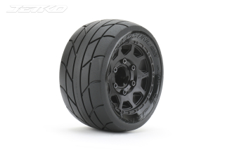 Jetko EX Tyre ST Super Sonic Slicks Black Wheel 2.8" Hex 12,14,17mm