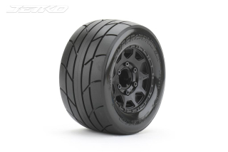 Jetko EX Tyre MT Super Sonic Black Wheel 2.8" Hex 12,14,17mm (2)