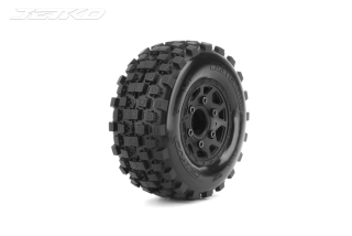 Jetko EX Belted Tyre Westland SC Black wheel 12,14,17mm Hex (2)