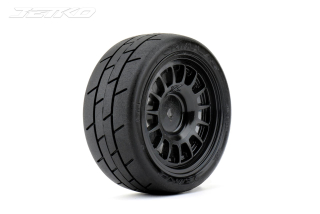 Jetko EX Formula 1/10 Slicks Tyre Black Wheel 12mm Hex (4)