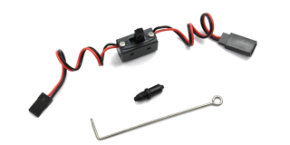 Joysway DF65 V6-V8 Switch Rod w/rubber bellow & Swith Connector Set