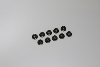 Flanged Nuts M3x3.7mm (10) Kyosho