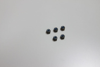 Nylon Lock Nuts M3x4.3mm (5) Kyosho