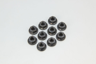 Flanged Nuts M4x4.5mm (10) Kyosho