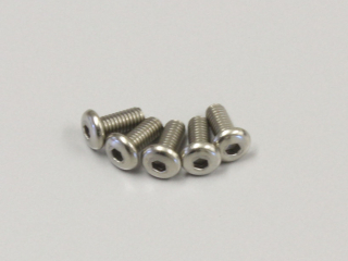 Hex Button Screws Titanium M2.6x6mm (5) Kyosho