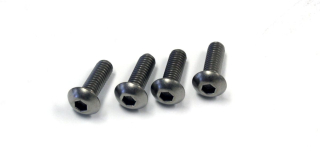 Hex Button Screws 4x12mm (4) Titan
