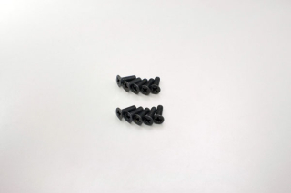 Flat Head Metallic Screws M3x10mm (10) Kyosho
