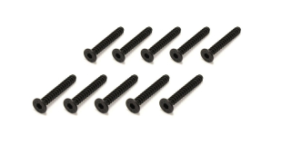 TP Hex Flat Head Screws 3M3x20mm (10) Kyosho