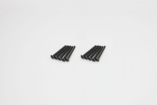 Flat Head Metallic Screws M3x30mm (10) Kyosho