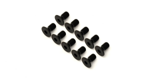 Hex Flat Head Screws 4x8mm (10)