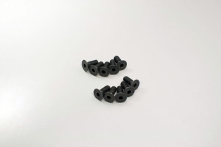 Hex Flat Head Screws 4x10mm (10)