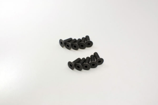 Hex Flat Head Screws 4x12mm (10)