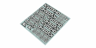 Kyosho Logo Decal Sheet (235x210mm)