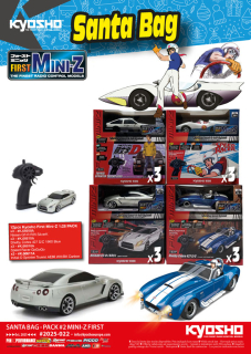 Starter Pack Kyosho First Mini-Z #2 (12pcs/66608-610-616-617x3ea)