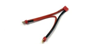 Battery Connector Set Y for doube Battery (2xMale Deans)