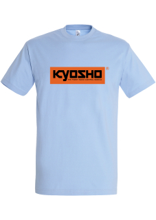 Kyosho T-Shirt Spring 24 Sky Blue/Orange - 3XL