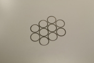 Shims 15x18x0.2mm (10)