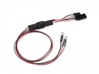 LED Light Unit (Diam=5/L=400/Red/2 Bulbs)