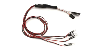 Kyosho LED Light Unit (Diam=5/L=400/Red/4 Bulbs)