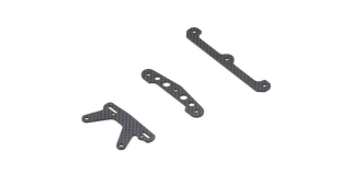 Carbon Rear Chassis Brace Set Kyosho EP Plazma MK3