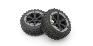 Pre-Glued Tires Kyosho EZ Series SandMaster 1:10 EP (2)
